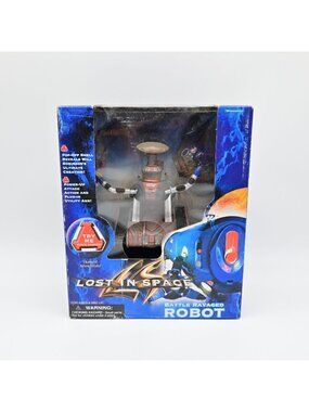 Lost In Space Battle Ravaged Robot Action Figure With Box Vintage 1997
